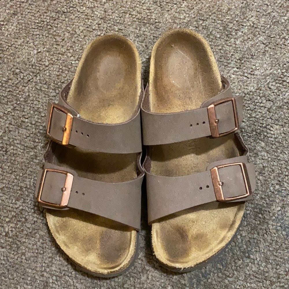 Authentic Brown kids Birkenstock sandals